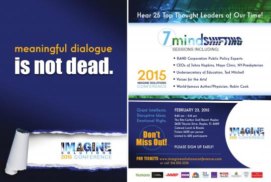 Imagine Solutions Conference 2015 - Gulfshore Life Gatefold 1&4