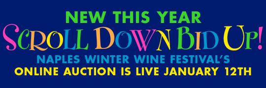 Naples Winter Wine Festival 2015 - Online Auction Digital Ad