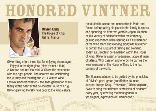 Naples Winter Wine Festival Vintner Dinner Invitation - Passport P3