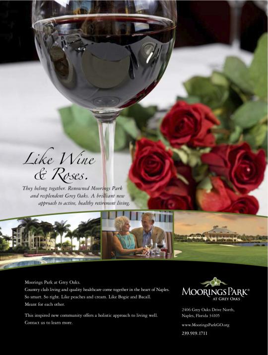 Moorings Park at Grey Oaks Ad "Wine & Roses"